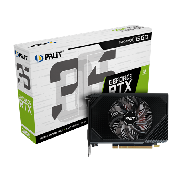 Palit GeForce RTX 3050 Windforce OC 6GB GDDR6 Graphics Card